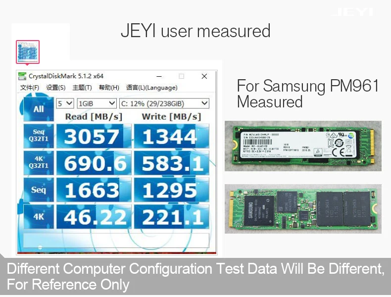 JEYI SK7 M.2 NVMe SSD NGFF для PCI-E X4 адаптер M ключ B ключ двойной интерфейс карты Поддержка PCI-E3.0 двойное напряжение 12 В+ 3,3 В SATA3