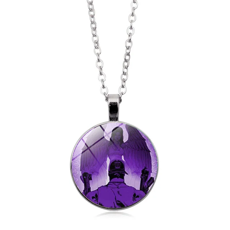 Новый Saints Row Цепочки и ожерелья ювелирные изделия Стекло кабошон купол
