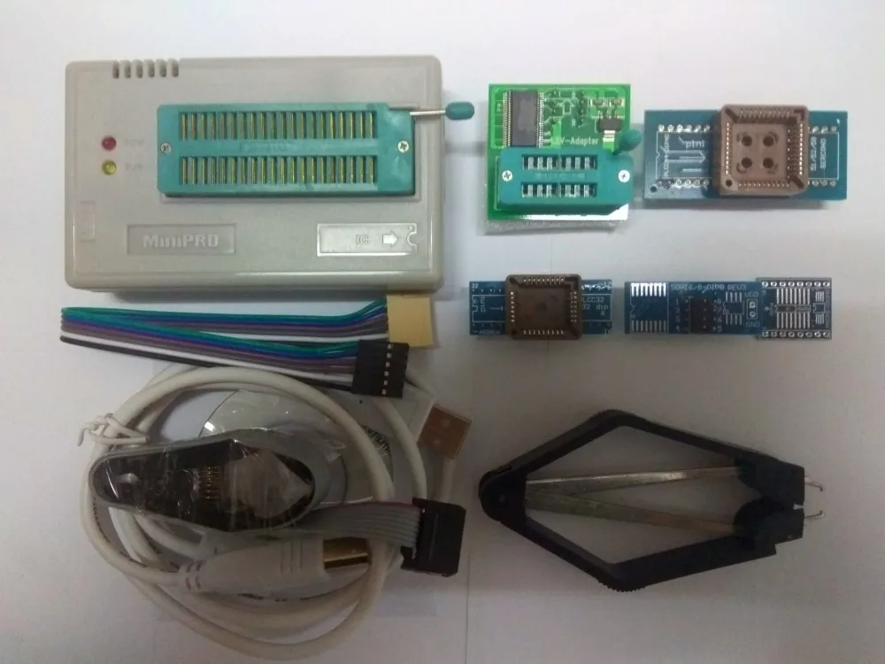 V10.41 XGECU 100% оригинальный TL866A TL866II Plus Nand Flash 24 93 25 Bios ECU USB Универсальный программатор +