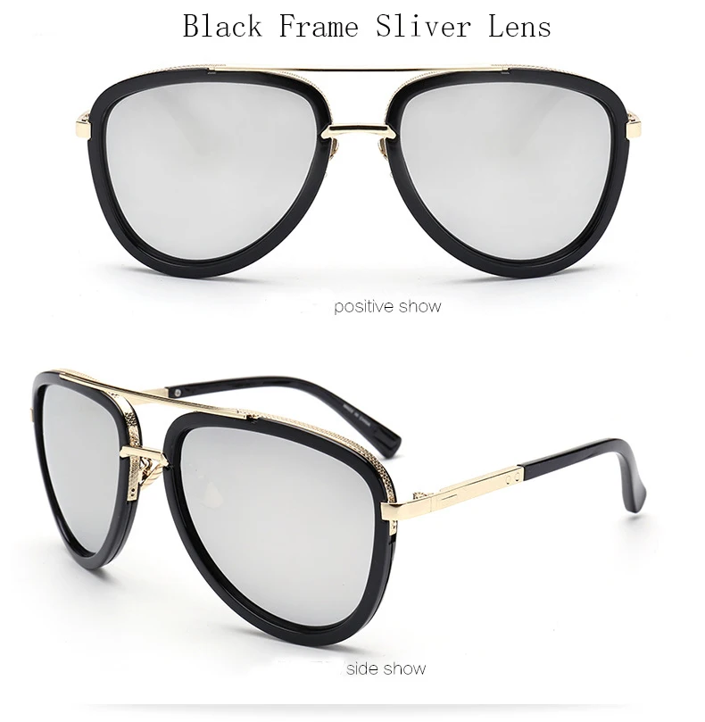 

2019 New Big Frame Pilot Sunglasses Women Brand Designer Metal Retro Sun Glasses for Women Men Oculos De sol Female Ladies Gafas