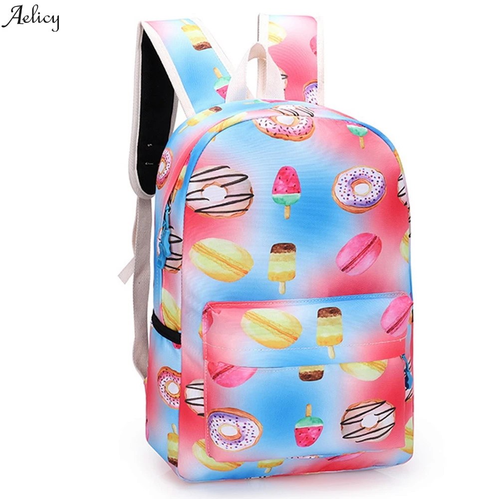 Новый мини-рюкзак на молнии высокого качества из 3 предметов модные школьные