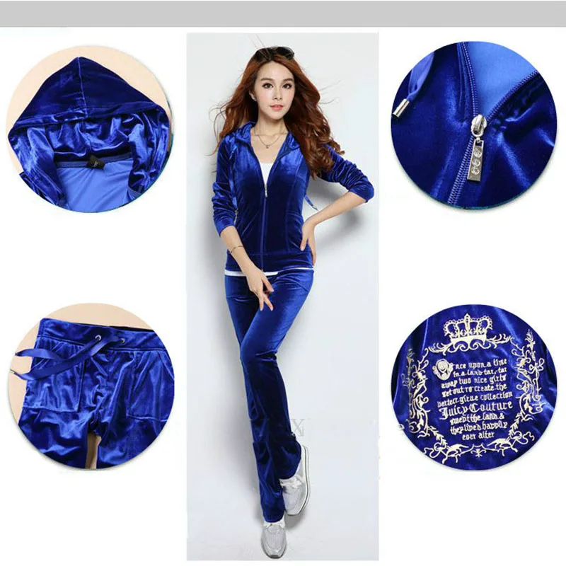 Новинка 2020 г. весенний/осенний/Золотой бархатный женский тренировочный костюм из