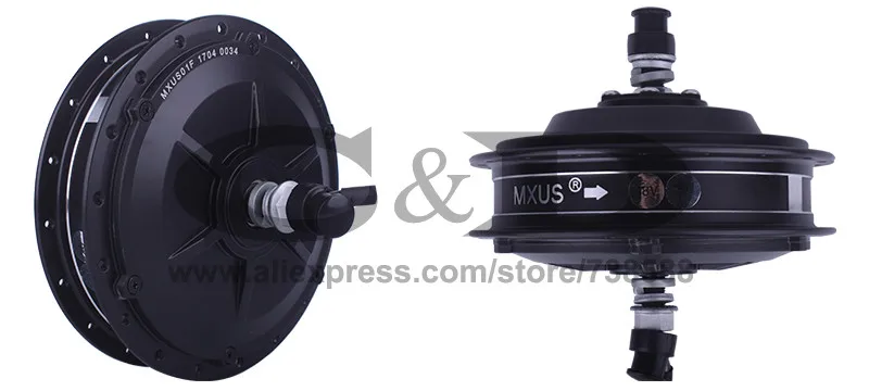 MXUS 500 Вт BPM Набор для электровелосипеда 36 В 13.6AH 48 в 52 в 10.2AH мотор-редуктор MX01C 01F 01R Hailong батарея ЖК-панель