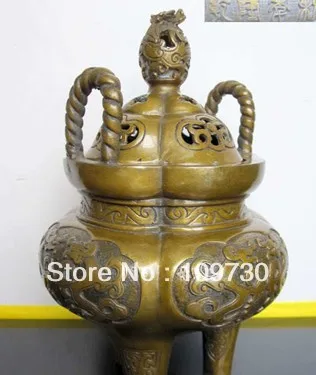 00438 Тибет голова дракона статуя бронзовый курильница burnerC1017 incense incense incense | Отзывы и видеообзор