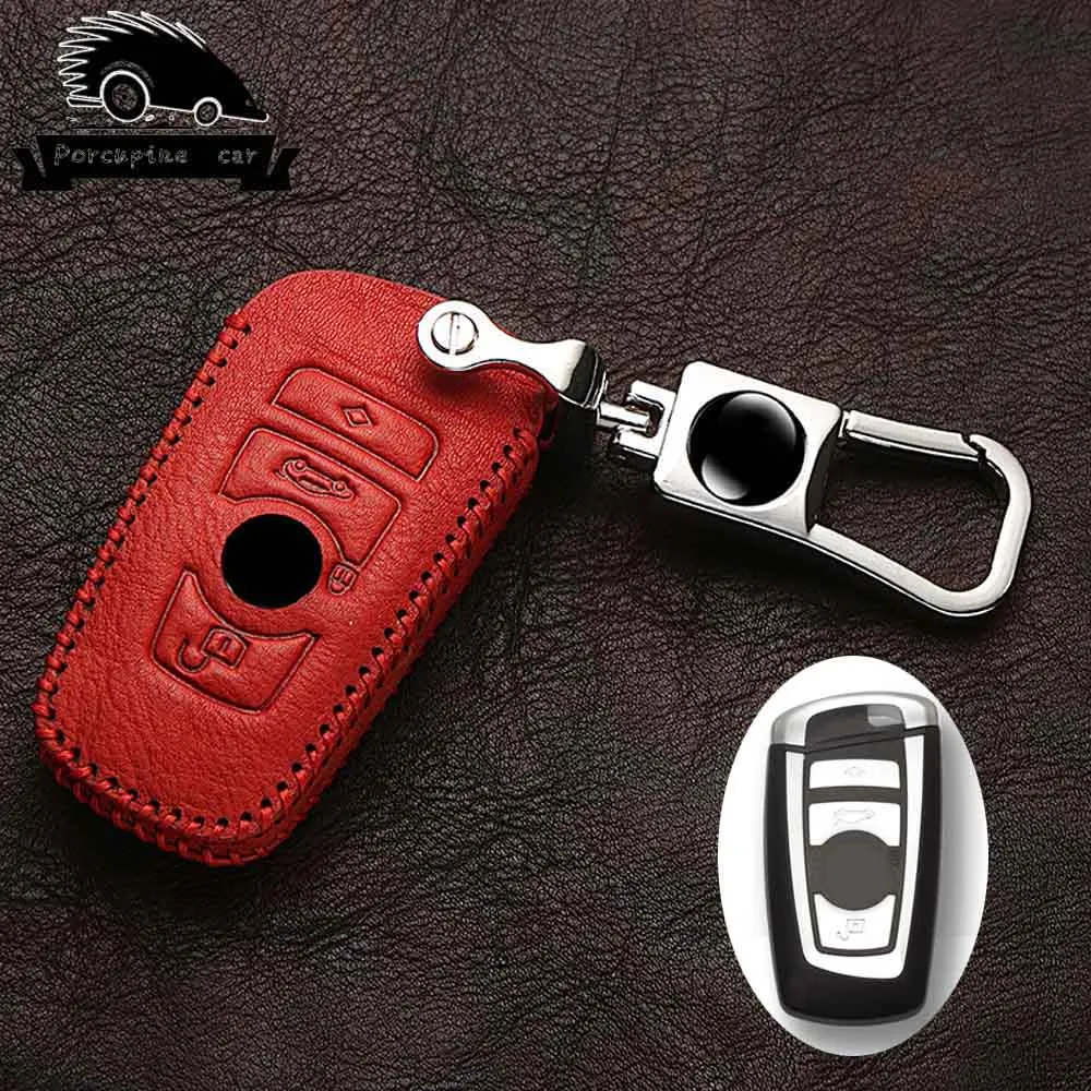 Высокое качество Кожаный Автомобильный Стайлинг чехол для автомобильного ключа
