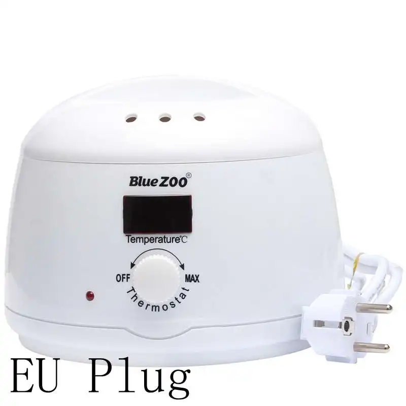 EU Plug Инструмент для депиляции волос для тела, профессиональный нагреватель воска для ног, парафин, перезаряжаемая машина, мини Спа Ручной эпилятор - Цвет: EU Plug