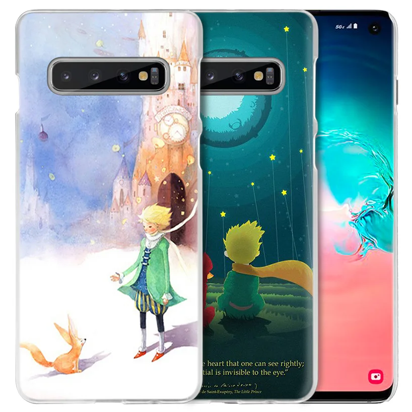 С принтом «Маленький принц», чехол для samsung Galaxy S10 5G S10e S9 S8 M30 M20 M10 J4 J6 плюс J8 Note 8 9 прозрачный жесткий чехол из ПК для телефона