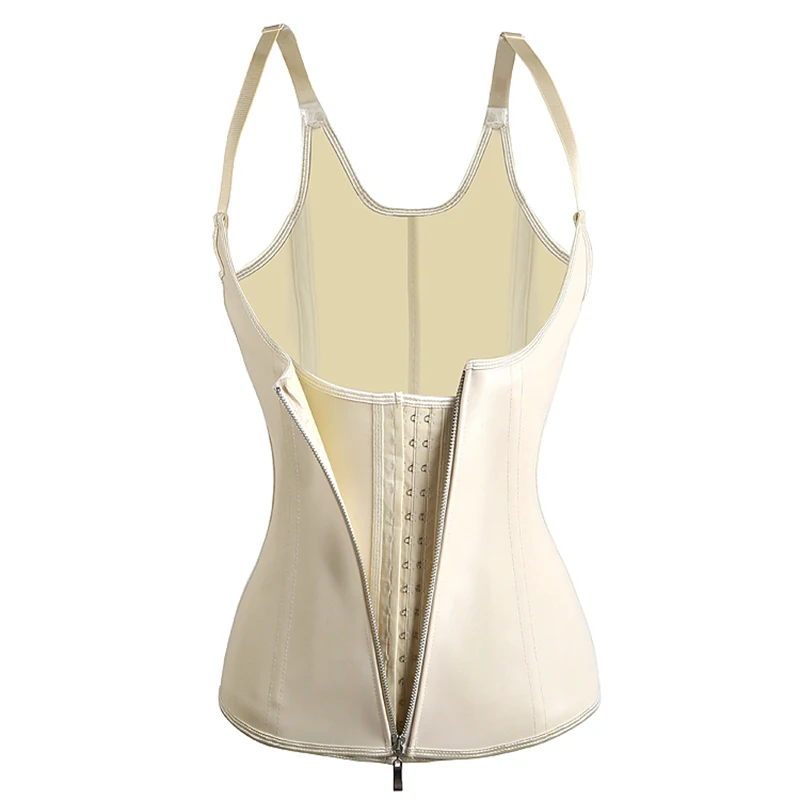 Латексный корсет для коррекции фигуры утягивающий тренажер похудения одежда