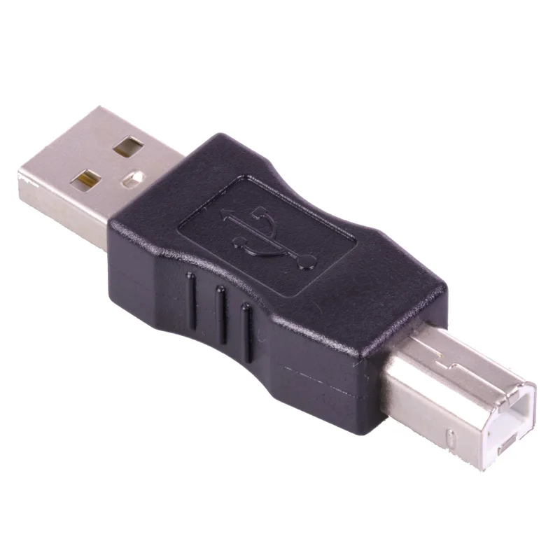 100 шт./лот USB 2 0 A-Тип штекер к B-Тип A на B M/M Соединительный адаптер конвертер |