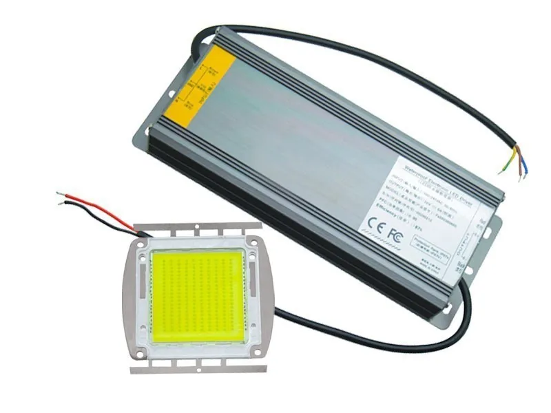 

200W Watt White High Power Led Light + 200W Led Driver Waterproof DIY
