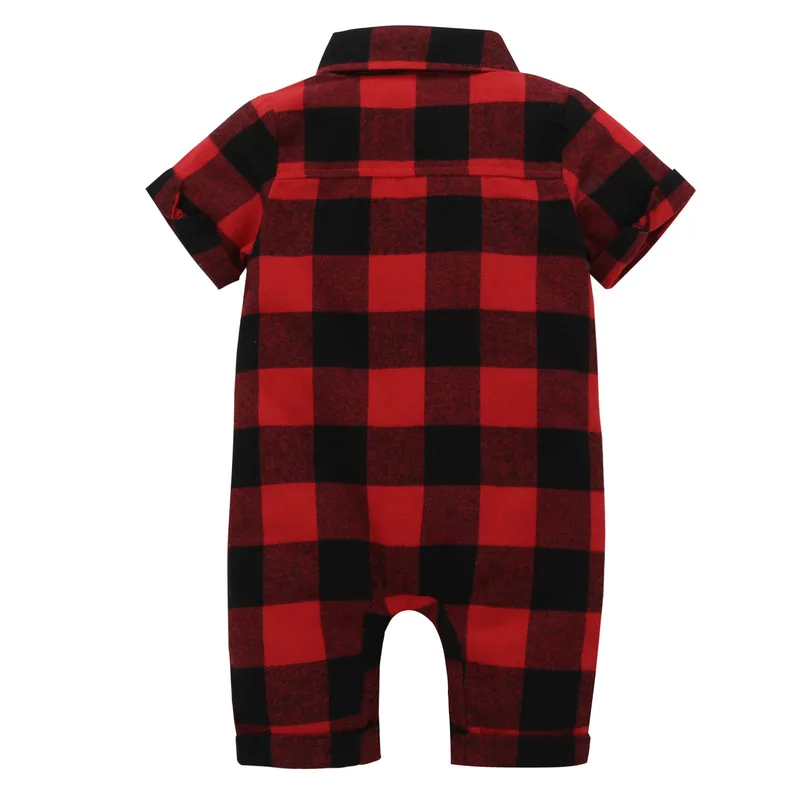 Новая детская одежда с короткими рукавами милый детский комбинезон хлопковый