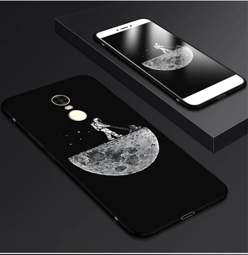 3D рельефные Чехлы для телефона для Xiaomi Redmi Note 4X32/64 GB Мягкий силиконовый чехол из ТПУ с принтом "кошки" рыбы пространство для Redmi Note 4 глобальная версия