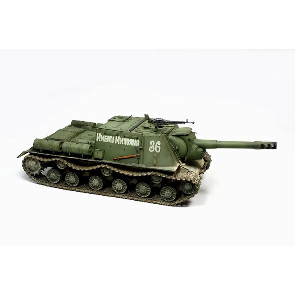 Tamiya 35303 1/35 российский тяжелый самоходный пистолет JSU152 Военная сборка модель AFV