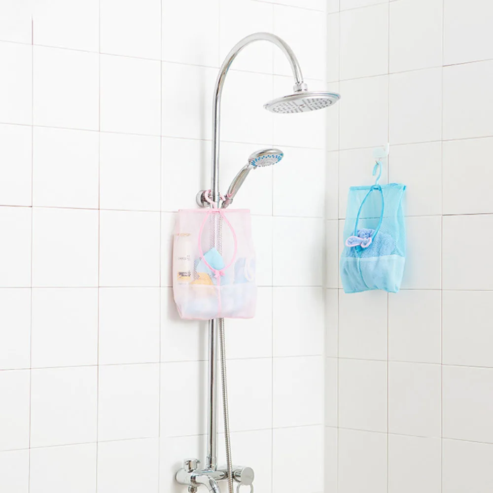 2 шт. многофункциональная Сетчатая Сумка с крючком для хранения косметических