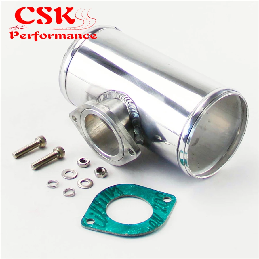 1/4 &quot70 мм Тип R RS RZ BOV выдувной клапан фланец адаптер Полированная алюминиевая