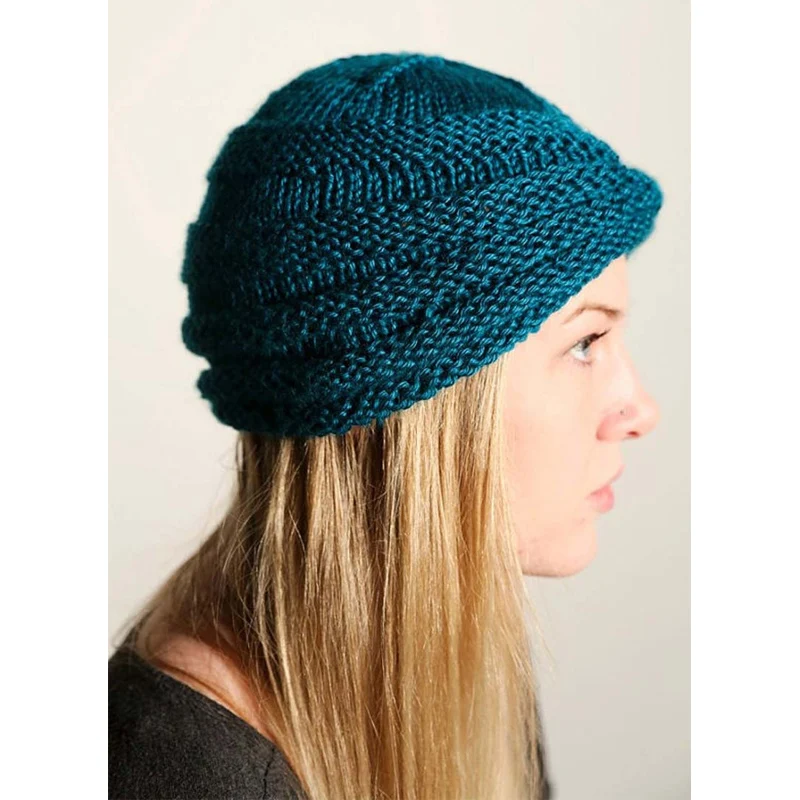 Мусульманская зимняя шапка теплая Женская облегающая головной убор вязаные