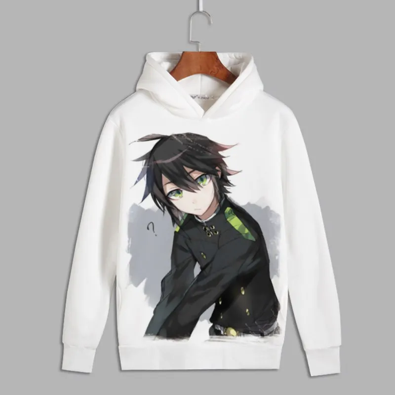 Толстовка с капюшоном Seraph of the end для косплея Yuichiro Hyakuya худи свитшоты Krul Tepes мужчин