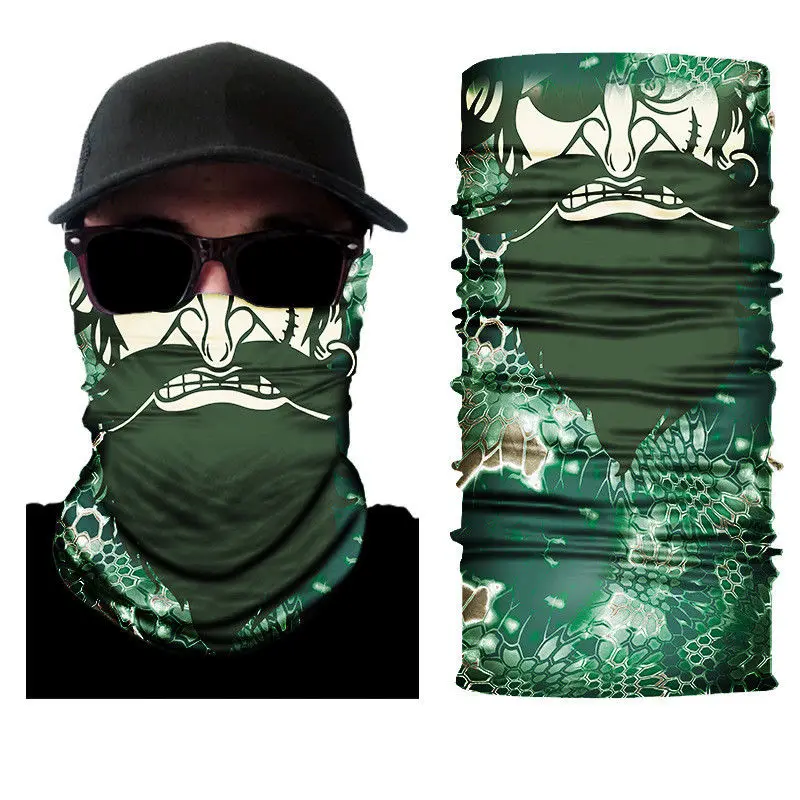 Мотоцикл 3D Велоспорт велосипед Череп Кепки Балаклава головной убор Шапки анфас