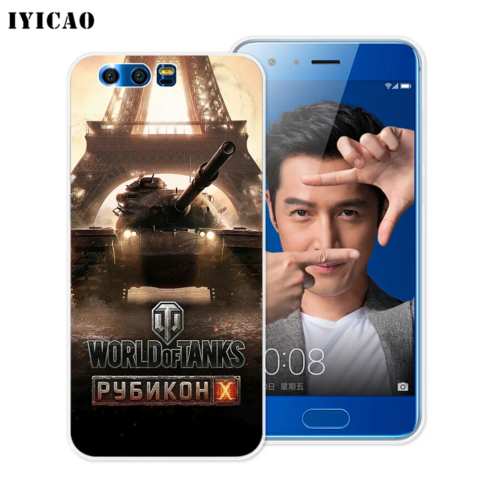 Мягкий силиконовый чехол IYICAO World of Tanks для Huawei Y9 Y7 Y6 Prime 2018 Honor 8C 8X 8 9 10 Lite 7X 7C 6A 7A Pro