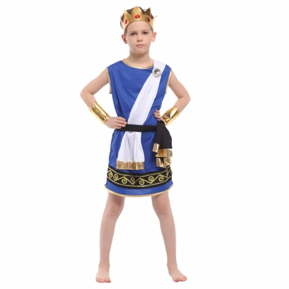 Детский Костюм Фараона из История Шанхая полный комплект для косплея на Хэллоуин