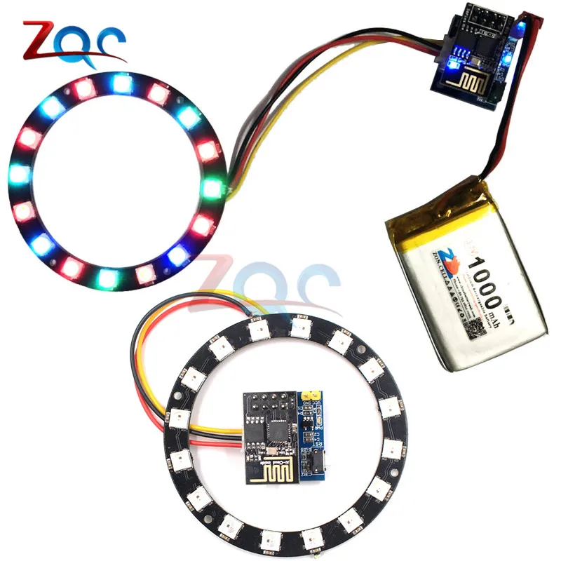 ESP8266 Φ RGB светодиодный контроллер Adpater WIFI модуль для Arduino IDE WS2812 WS2812B 16 бит