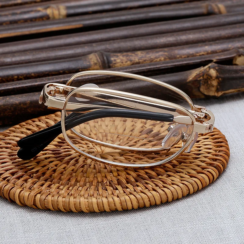 Металлические многофункциональные складные очки для чтения женские мужские