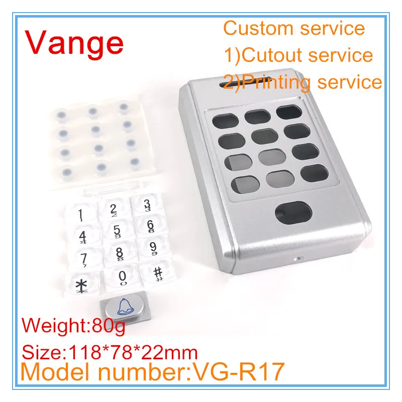 2 шт./лот корпус для контроля доступа rfid 118*78*22 мм из АБС-пластика | Строительство и