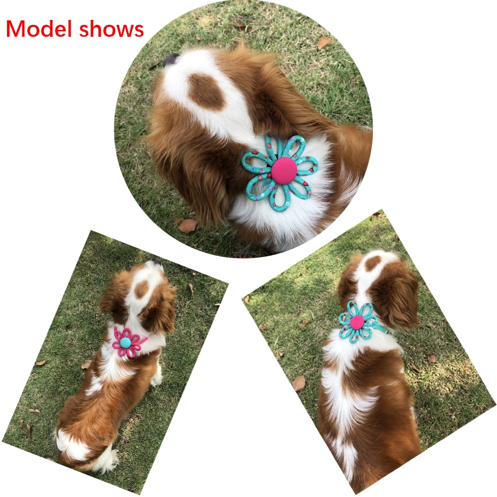 100 шт. новые весенние товары для животных Sun flower Pet Dog Cat Bowties Neckties Samll собака кошка праздник уход за лошадьми аксессуары