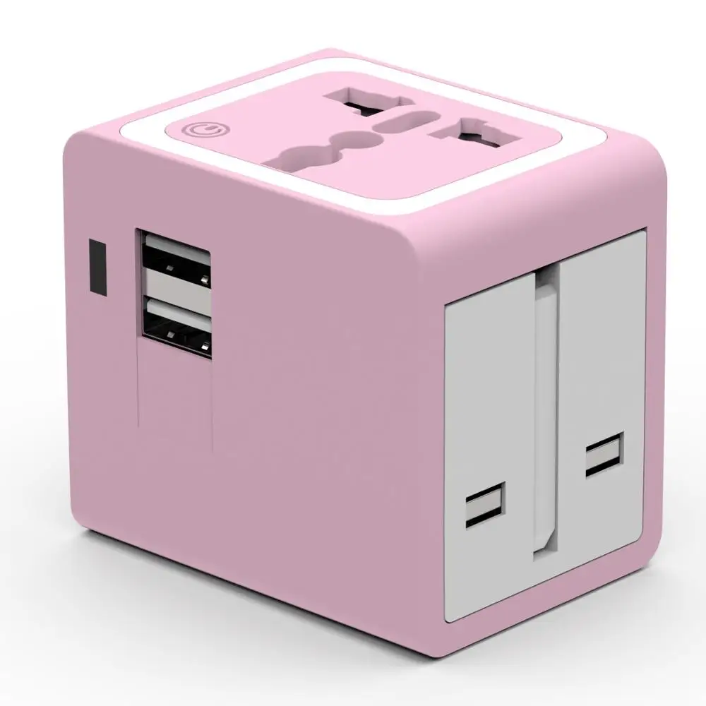 Feliztrip TR 18 дорожный адаптер Международный универсальный питания все в одном с 2 USB