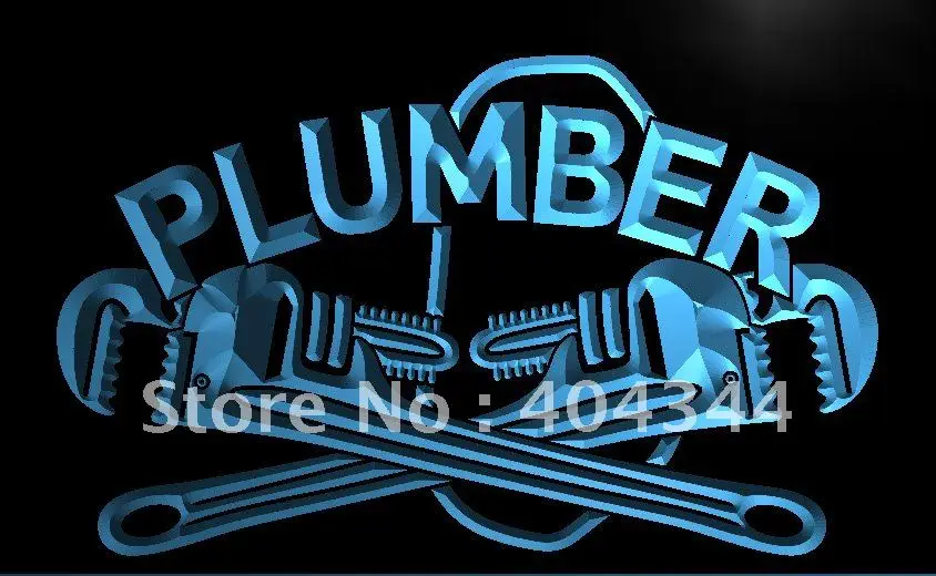 

LK200- Plumber Repair Display Lure Light Sign home decor crafts