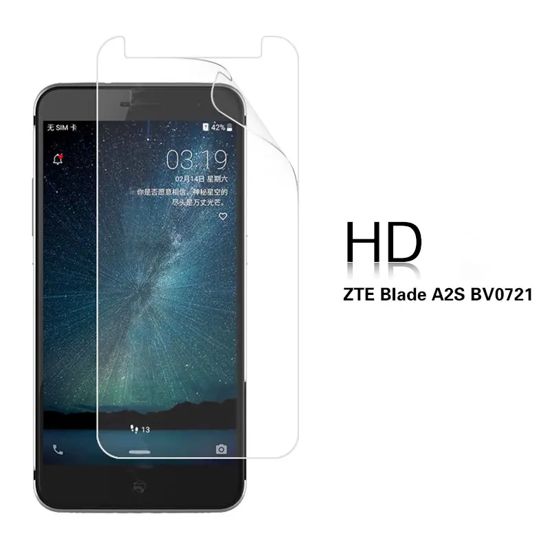 ЖК HD Прозрачная защитная глянцевая пленка для ZTE Blade A2S BV0721 5 2 с защитой от