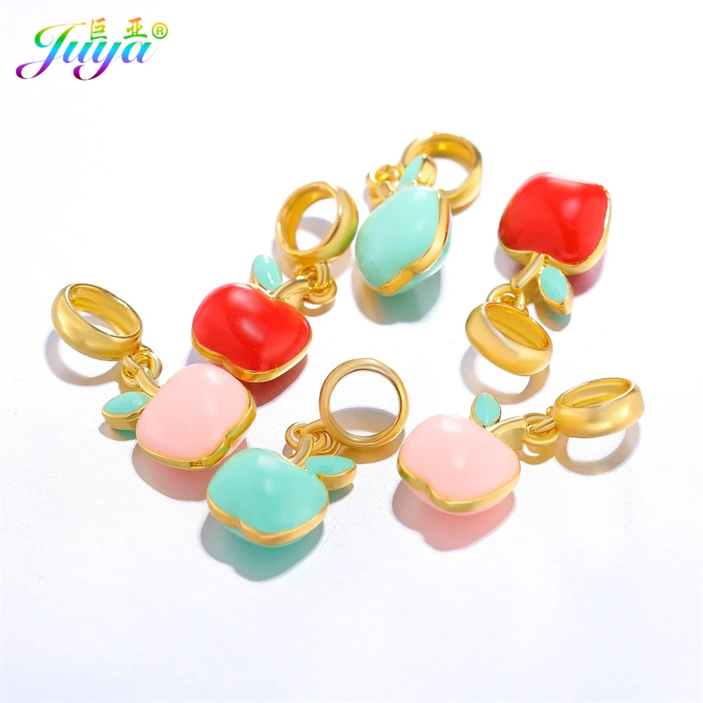 Ювелирные изделия для женщин и детей подвески с эмалью в виде цветка яблока