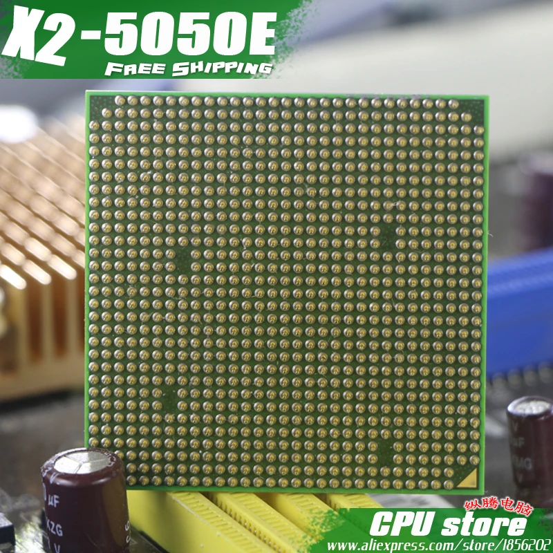 AMD Athlon X2 5050E Процессор 2 6 ГГц разъем AM2 1 м L2 двухъядерный процессор разрозненные
