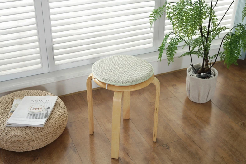 Крутой круглый коврик из ротанга, Подушка для стула для лета, разноцветные подушки для сидения для обеденного стула, коврик для пола, качественная, Poam Coshions, 1 шт