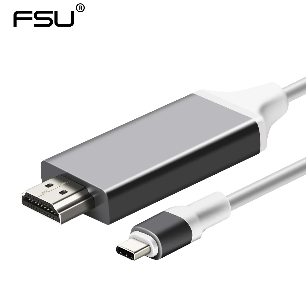Высокое разрешение USB 3,1 тип-c к HDMI кабель Поддержка 4k 1080p адаптер для мобильного телефона Ноутбук Macbook