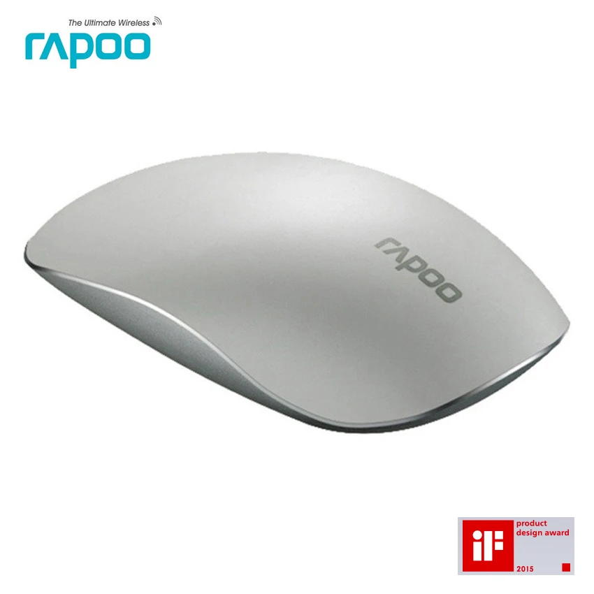 Rapoo USB Беспроводная Лазерная Мышь Multi Touch с Топ дизайна тонкий Тихая офис