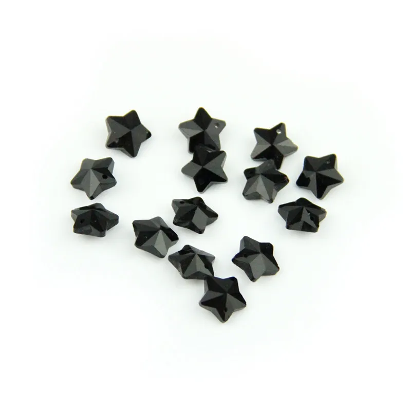 Большое количество 2000 шт. 14 мм хрустальные бусины в форме звезды 1 отверстие