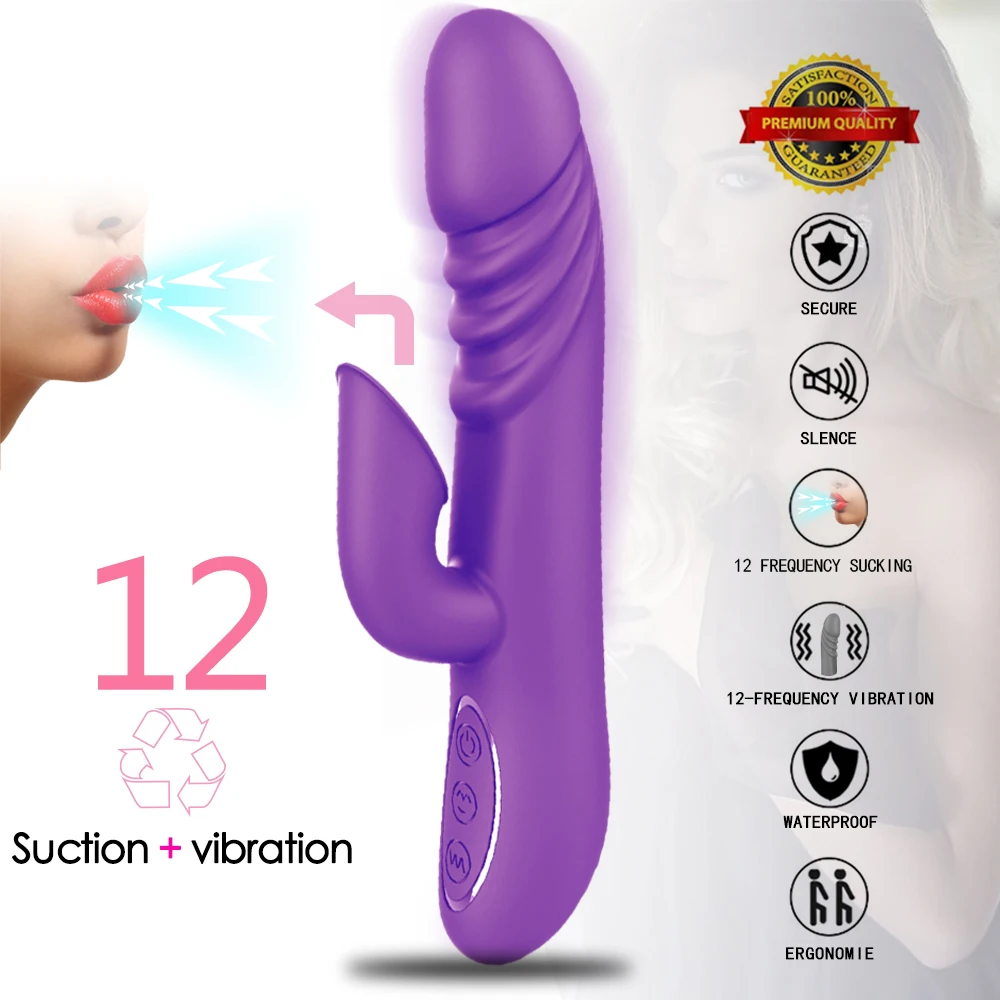 12 Скоростей силиконовый G spot фаллоимитатор сосание Вибраторы Массаж клитор