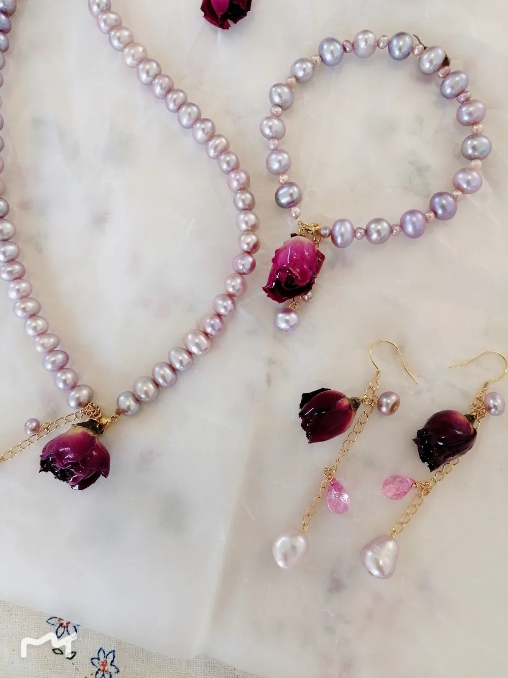 Joytree 2019 оригинальный дизайн Ретро Романтический 14 К золото натуральный жемчуг