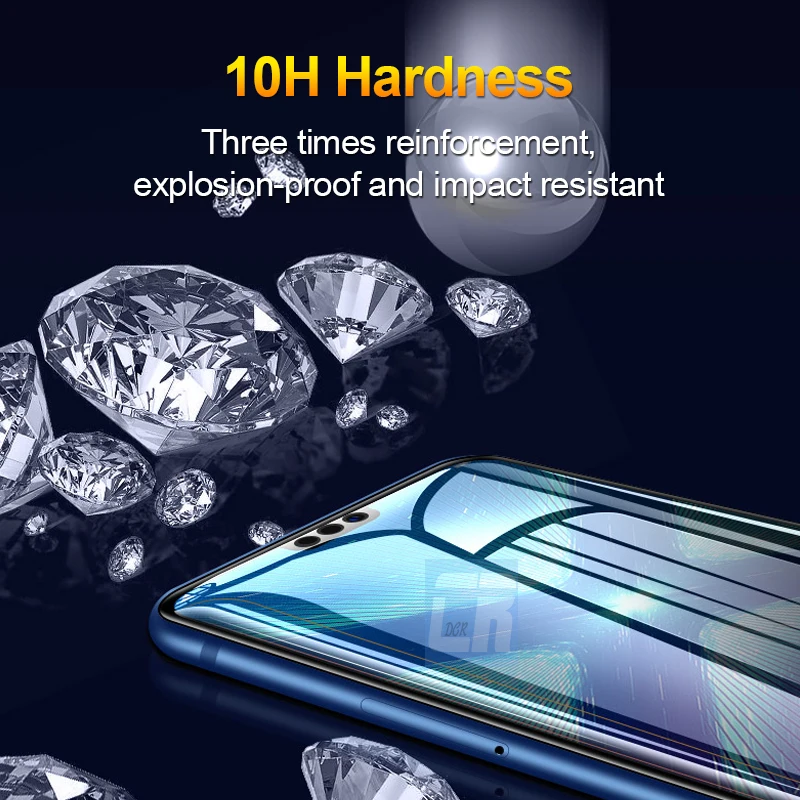 Антишпионское закаленное стекло для Huawei Nova 4 4e 3 3i 2i 3e Y9 2019 Защитное Honor 10 9 8c 8x Max P Smart