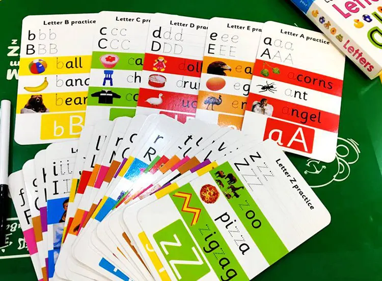 3 бокса/набор с ручкой чистка детское Раннее Обучение английское слова флэш-карта