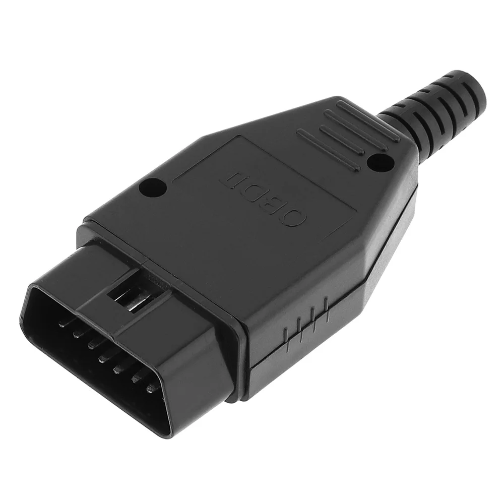 OBD II DIY Пластиковый 16pin мужской удлинитель открывающийся кабель диагностические