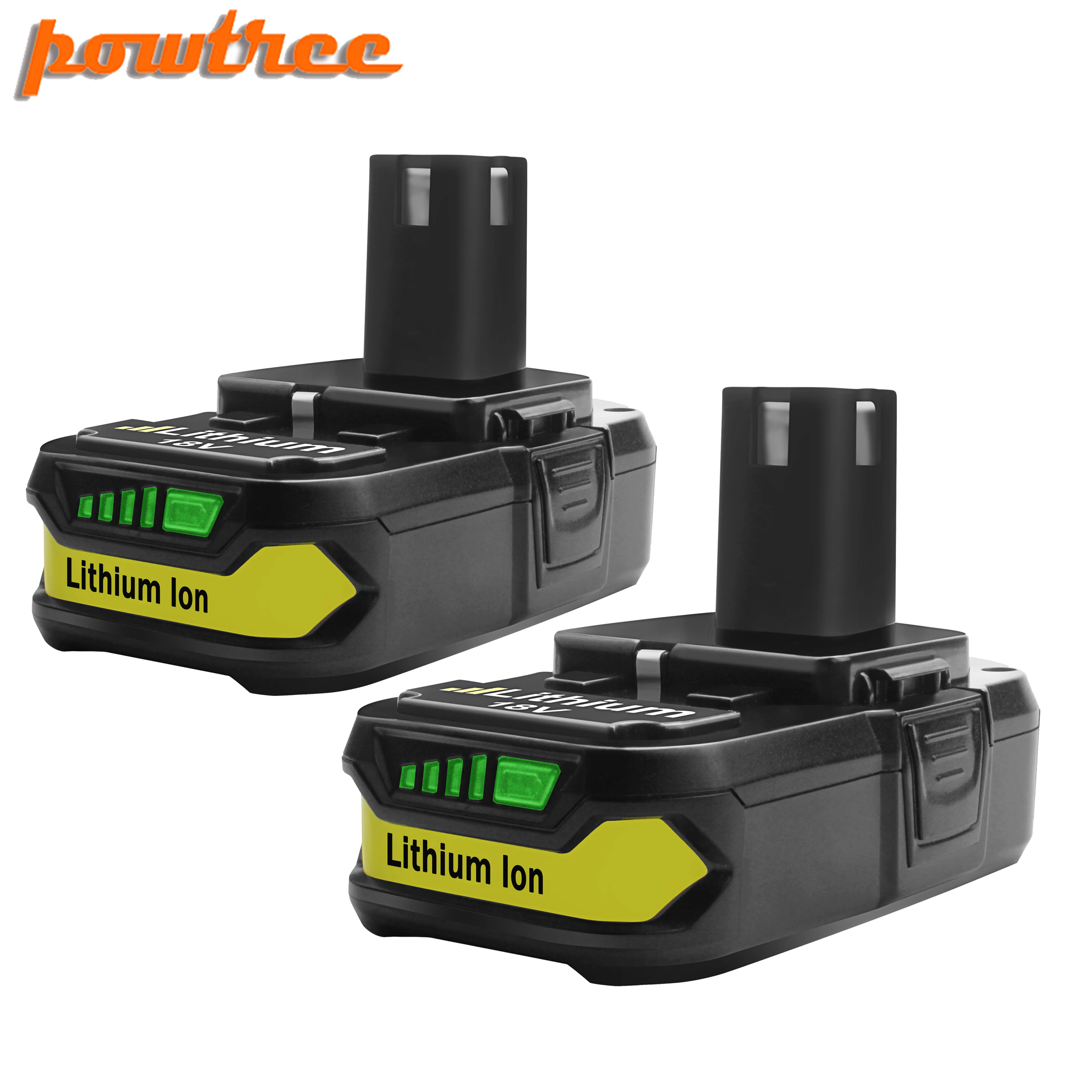 Аккумуляторная батарея Powtree P107 18 в 2500 мАч для Ryobi P104 P105 P102 P103 литий ионный