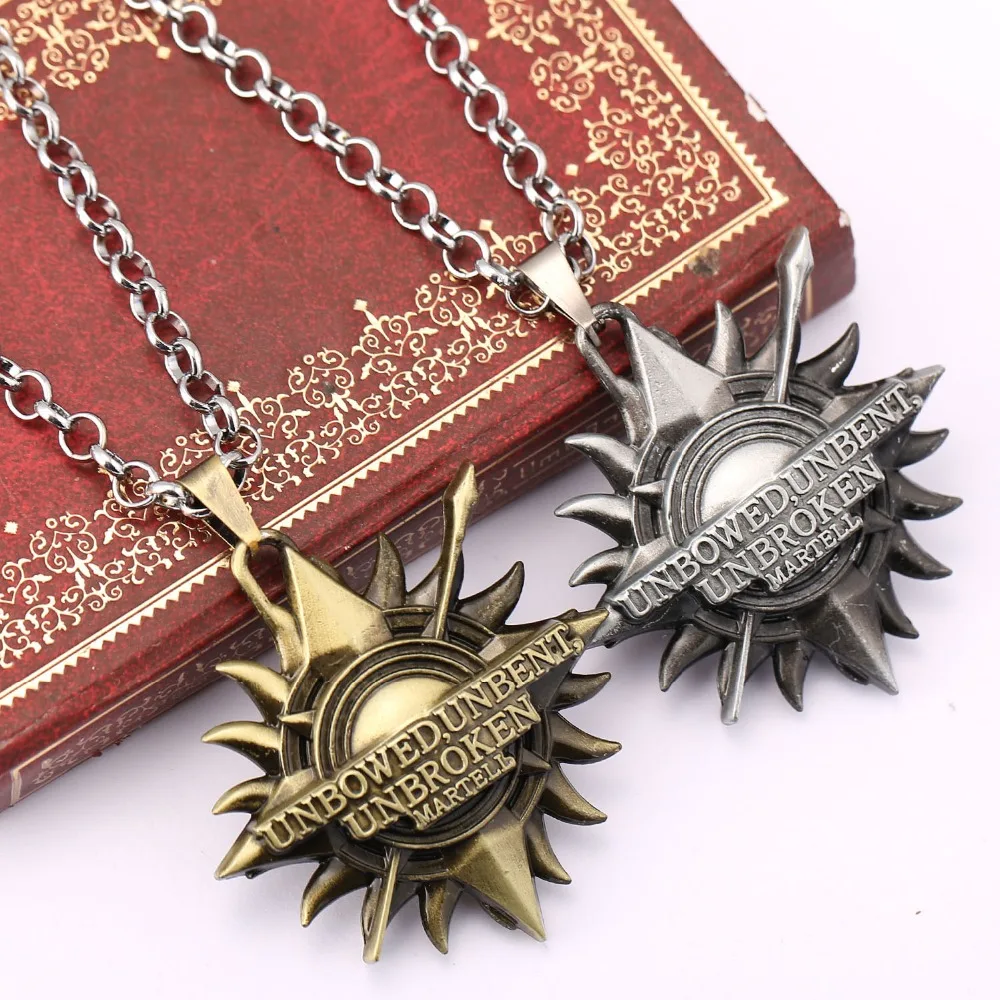 Цепочка с подвеской лед и огонь|song ice fire game|necklace collarcollar necklace |