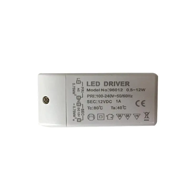 

UKCA CE LED bulb MR16 light lamp Driver Transformer Power Supply Constant voltage DC 12V 12W AC220-240V 3 years warranty!