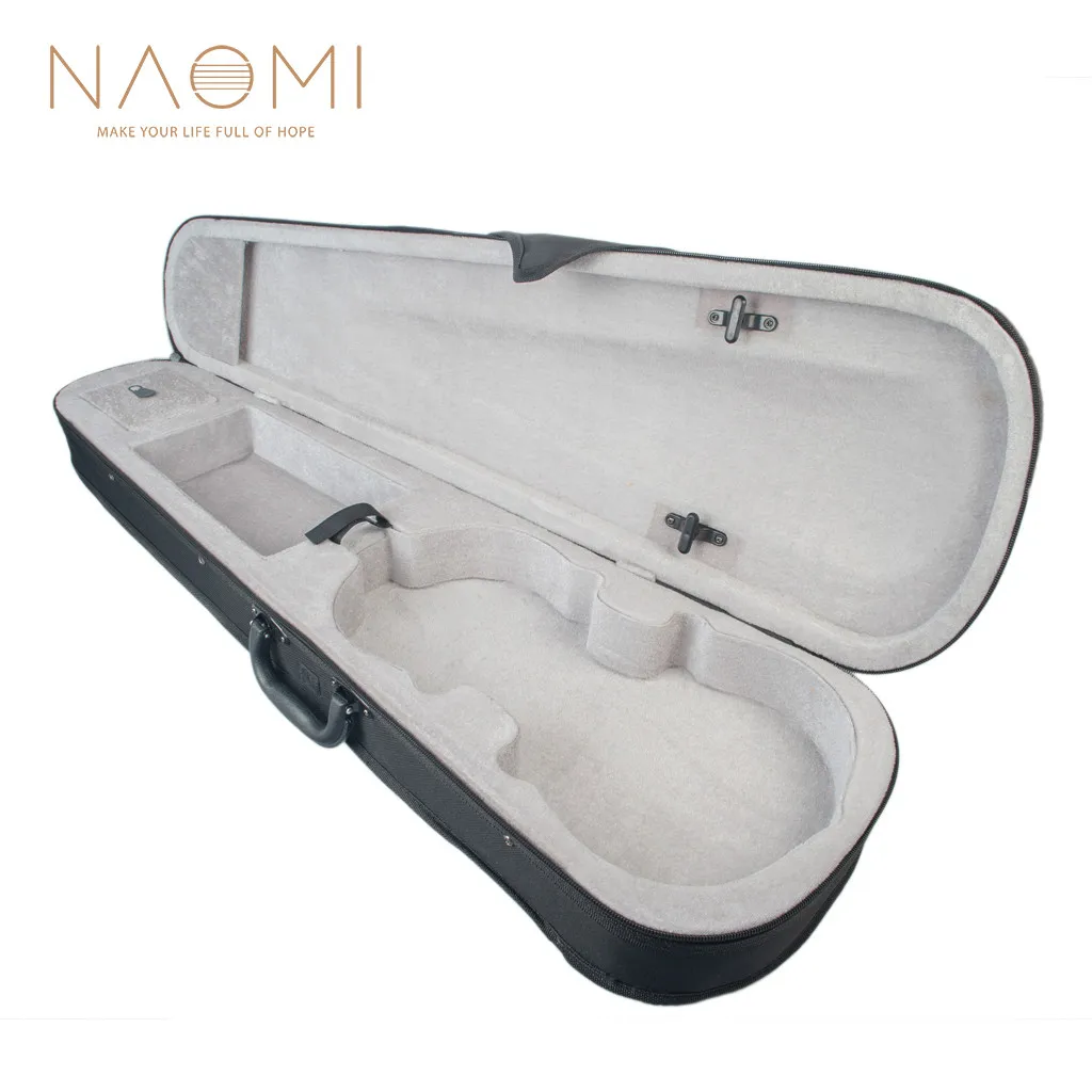 Чехол для скрипки NAOMI 1/8 1/4 1/2 3/4 Размер Профессиональный треугольная форма Жесткий