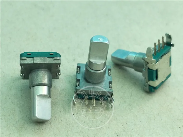 8 шт. горизонтальная фотография EC11B шаговый 20 точечный кодировщик длиной ручки 15