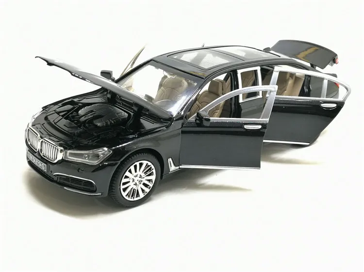Модель автомобиля из расширенного сплава 1:24 760LI со звуком и светом|car model toy|diecast car