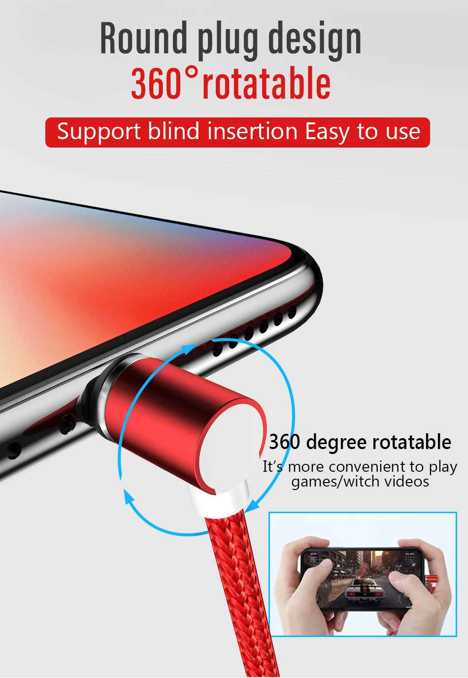 Магнитный зарядный кабель L-Line, светодиодный кабель 90 градусов для iPhone 8, 7, 6s Plus, быстрая зарядка и кабель Micro USB и кабель usb type-C, USB C