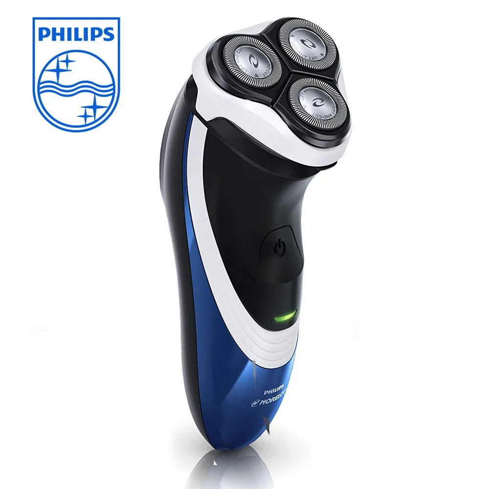 Бритва Philips Norelco PT724/41 со встроенным триммером с плавающими головками Светодиодный индикатор для мужской электробритвы - Цвет: Черный